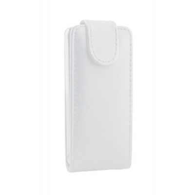 Flip Cover For Reliance Samsung Muzik F219 White By - Maxbhi.com