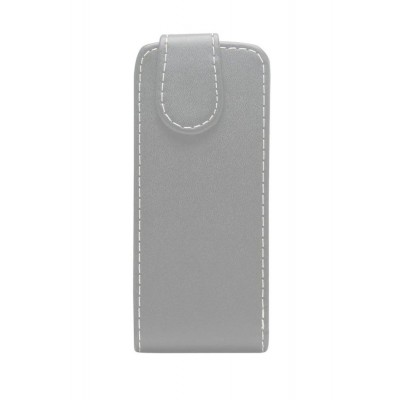 Flip Cover For Videocon Dost V1415 Plus Black Silver By - Maxbhi.com