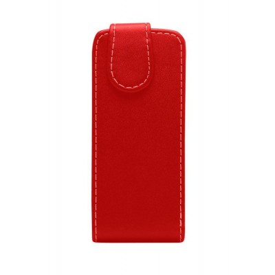 Flip Cover For Videocon Dost V1415 Plus White Red By - Maxbhi.com