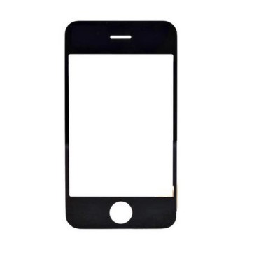 Front Glass Lens for Apple iPhone 3G Black