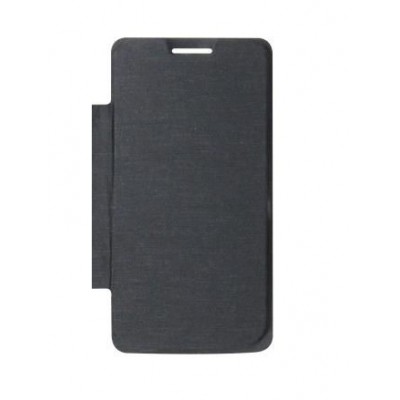 Flip Cover for Intex Aqua Super - Grey