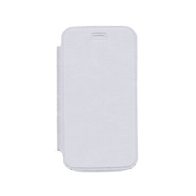 Flip Cover For Videocon Infinium Z30 Dart White By - Maxbhi Com