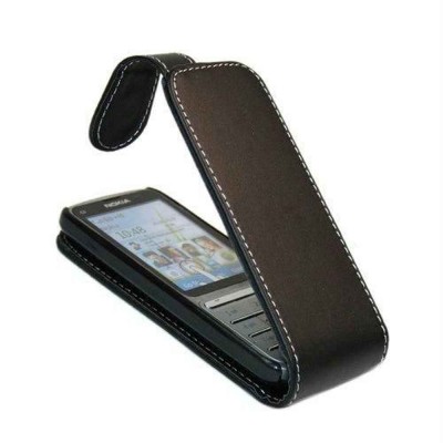 Flip Cover for Nokia C3-01 64 MB RAM - Black