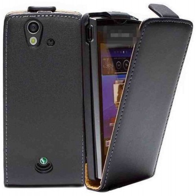 Flip Cover for Sony Ericsson Aino - Black