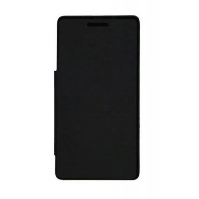 Flip Cover For Micromax Canvas Fire 4g Q411 Black By - Maxbhi.com
