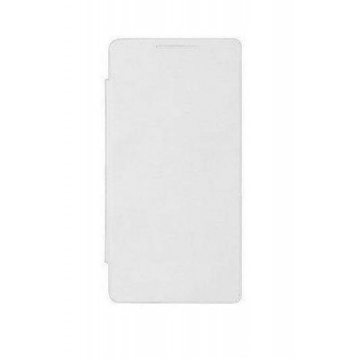 Flip Cover For Spice Mi401 White By - Maxbhi.com