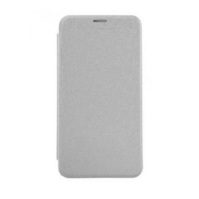 Flip Cover For Asus Zenfone 2 Deluxe Special Edition Silver By - Maxbhi.com