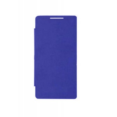 Flip Cover For Celkon Millennia Q455l Blue By - Maxbhi.com