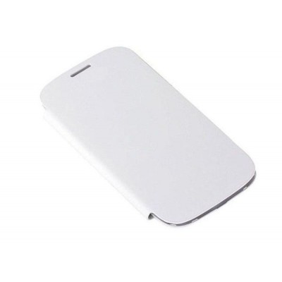 Flip Cover For Intex Aqua I14 White By - Maxbhi.com