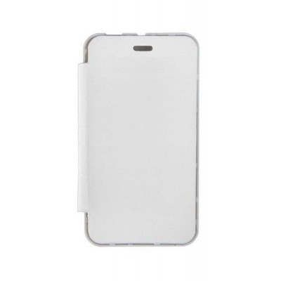 Flip Cover For Lava Iris 408e White By - Maxbhi.com
