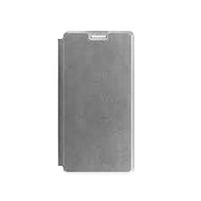 Flip Cover For Spice Xlife 410 3g Grey By - Maxbhi.com