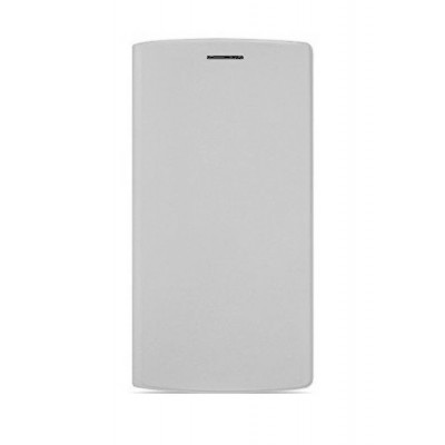 Flip Cover For Iberry Auxus Aura A1 White By - Maxbhi.com