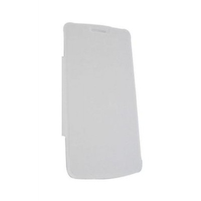 Flip Cover For Intex Aqua 3x White By - Maxbhi.com