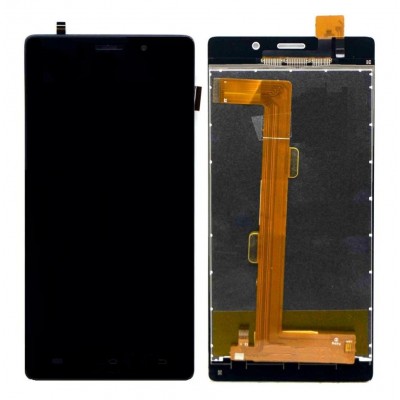 Lcd With Touch Screen For Intex Aqua Lions 3g Grey By - Maxbhi Com