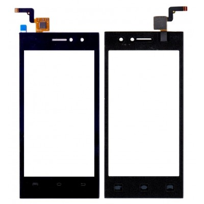 Touch Screen Digitizer For Lava A76 Black By - Maxbhi Com