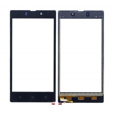 Touch Screen Digitizer For Lyf Wind 7 Black By - Maxbhi Com