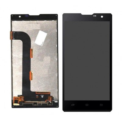 Lcd With Touch Screen For Intex Cloud String V2 Champagne By - Maxbhi Com