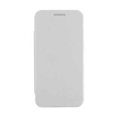 Flip Cover For Celkon A35k Campus 4gb White By - Maxbhi.com