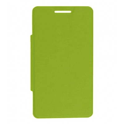 Flip Cover For Intex Aqua N4 Green By - Maxbhi.com