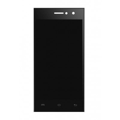 Lcd With Touch Screen For Lava A76 Plus Black By - Maxbhi.com