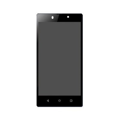 Lcd With Touch Screen For Lyf F8 Black By - Maxbhi.com