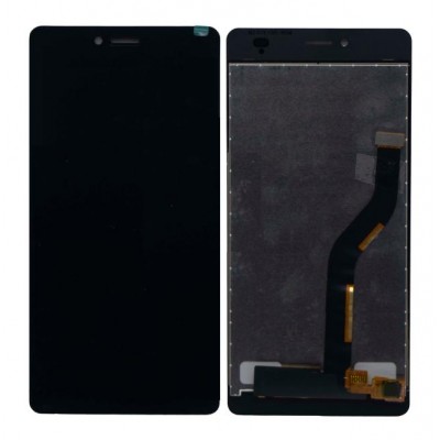 Lcd With Touch Screen For Panasonic P71 Black By - Maxbhi Com
