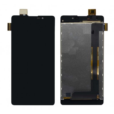 Lcd With Touch Screen For Intex Aqua Power 4g Champagne By - Maxbhi Com