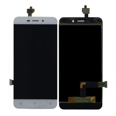 Lcd With Touch Screen For Karbonn Titanium Vista 4g White Champagne By - Maxbhi Com