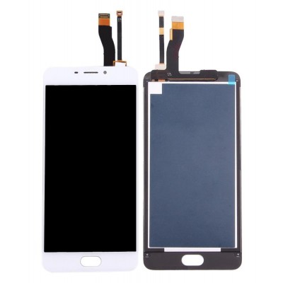 Lcd With Touch Screen For Meizu M5 Note Silver By - Maxbhi Com