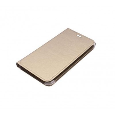 Flip Cover For Lava P7 Plus Gold By - Maxbhi.com