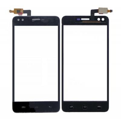 Touch Screen Digitizer For Lava X19 Black Grey By - Maxbhi Com