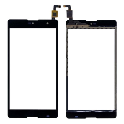 Touch Screen Digitizer For Micromax Canvas Fire 5 Silver By - Maxbhi Com