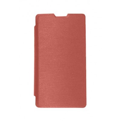 Flip Cover For Videocon Delite 21 Rose Gold By - Maxbhi.com