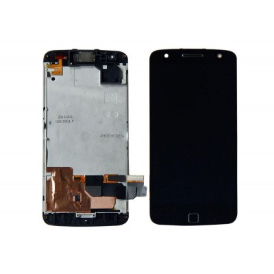 Lcd With Touch Screen For Motorola Moto Z Force Black By - Maxbhi Com