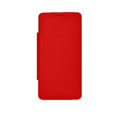 Flip Cover For Alcatel One Touch Idol X Red By - Maxbhi.com