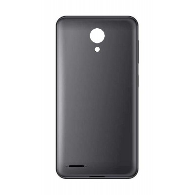Back Panel Cover For Intex Aqua E4 Grey - Maxbhi.com