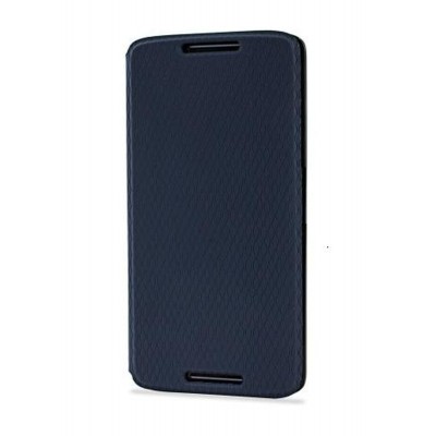 Flip Cover For Motorola Moto X Wood Back Black By - Maxbhi.com