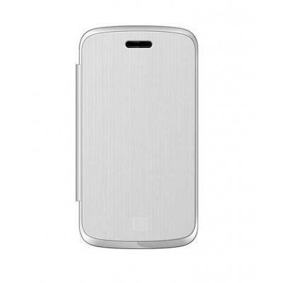 Flip Cover For Onida F080 White By - Maxbhi.com