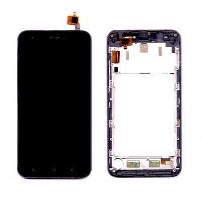 Lcd With Touch Screen For Intex Aqua Hd 5 5 Blue By - Maxbhi Com