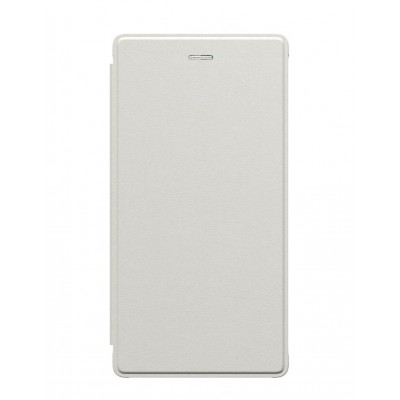 Flip Cover For Lava A48 8gb White By - Maxbhi.com