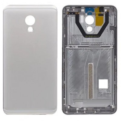 Back Panel Cover For Meizu Pro 6 Plus 128gb Silver - Maxbhi Com