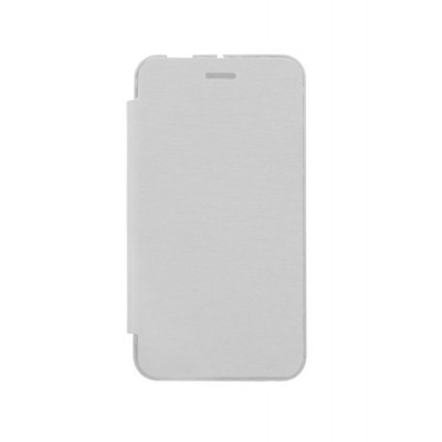Flip Cover For Onida F101 Sparsh White By - Maxbhi.com