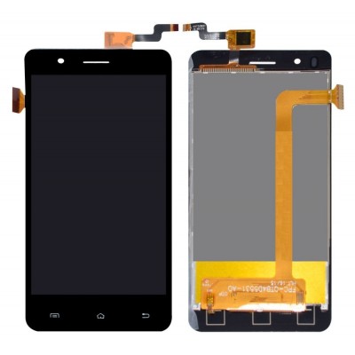 Lcd With Touch Screen For Micromax Bolt Selfie Q424 Black By - Maxbhi Com