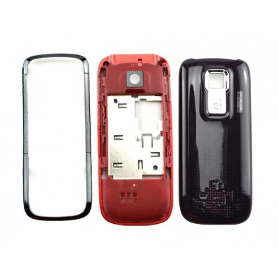 Full Body Housing For Nokia 5130 Xpressmusic Black Red - Maxbhi Com