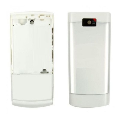 Full Body Housing For Nokia X302 Touch And Type Silver - Maxbhi Com
