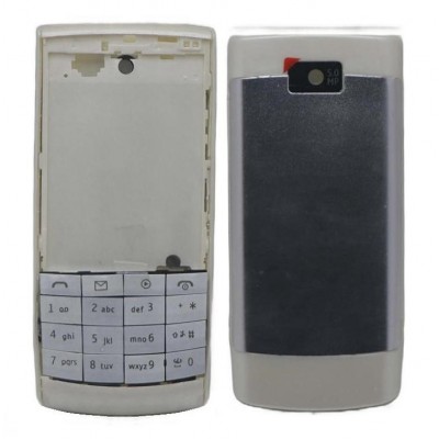 Full Body Housing For Nokia X302 Touch And Type White - Maxbhi Com