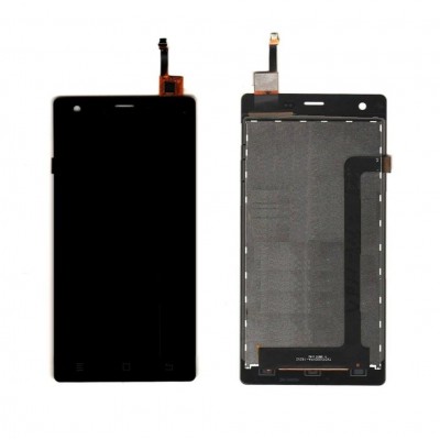 Lcd With Touch Screen For Micromax Canvas 5 Lite Special Edition Black By - Maxbhi Com