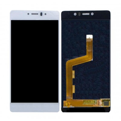 Lcd With Touch Screen For Lyf Water 1 White By - Maxbhi Com