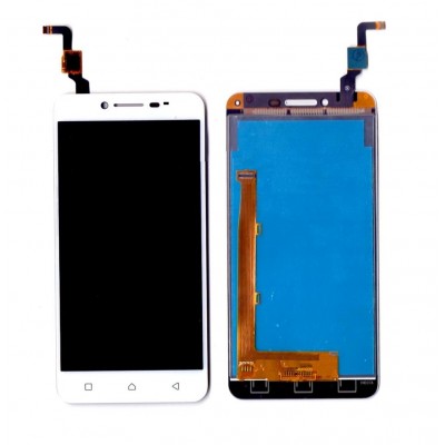 Lcd With Touch Screen For Lenovo Vibe K5 Plus 3gb Ram White By - Maxbhi Com