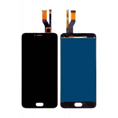 Lcd With Touch Screen For Meizu M3 Note M681h Black By - Maxbhi Com